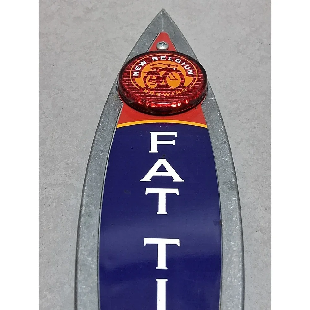 New Belgium Brewing Co. Fat Tire Ale Beer Tap Hand Tap Handle Bar LARGE 11